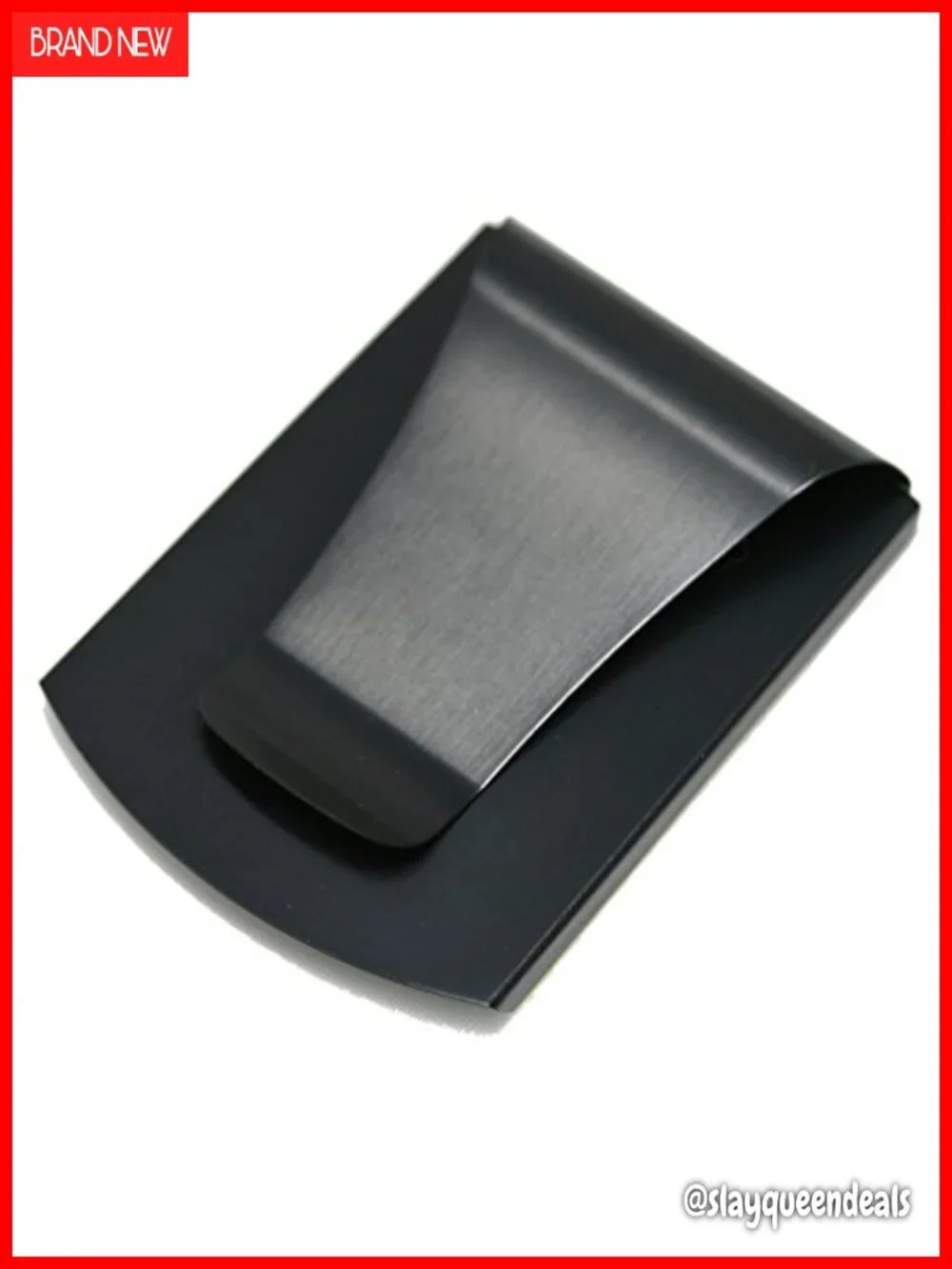 Minimalist Slim Front Pocket Wallet with Engraving Option, Stainless Steel